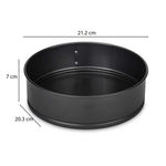 Baker's Secret Baking Pan with Quick-Release Lock- Grey