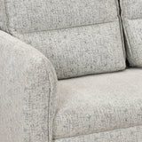 Infinia 3 Seater Fabric Sofa with Left Lounger - Off White