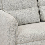 Infinia 3 Seater Fabric Sofa with Left Lounger - Off White