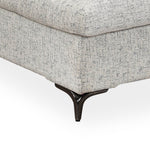 Infinia 3 Seater Fabric Sofa with Left Lounger - Off White