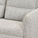 Infinia 3 Seater Fabric Sofa with Right Lounger -Off White