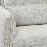 Infinia 4 Seater Fabric Sofa with Right Lounger -Off White
