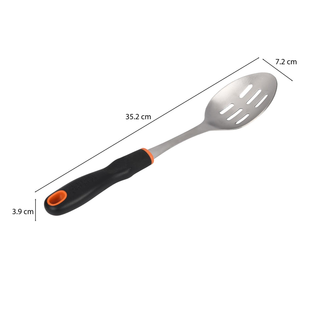Baker's Secret Stainless Steel Slotted Spoon- Silver