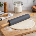 Baker's Secret Silicone Rolling Pin- Grey