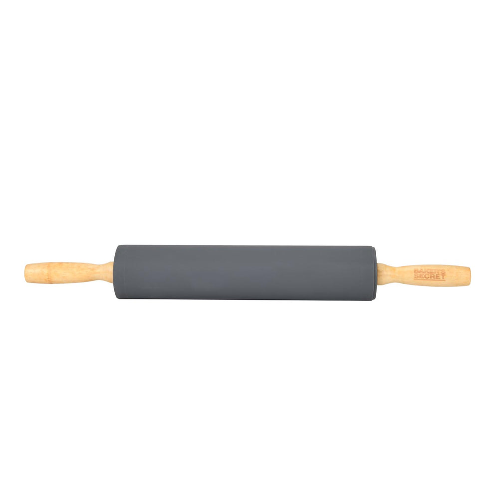 Baker's Secret Silicone Rolling Pin- Grey