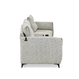 Infinia 2+1 Seater Fabric Sofa Set with Rectangle Console- Off White