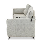 Infinia 1+2 Seater Fabric Sofa Set with Rectangle Console- Off White