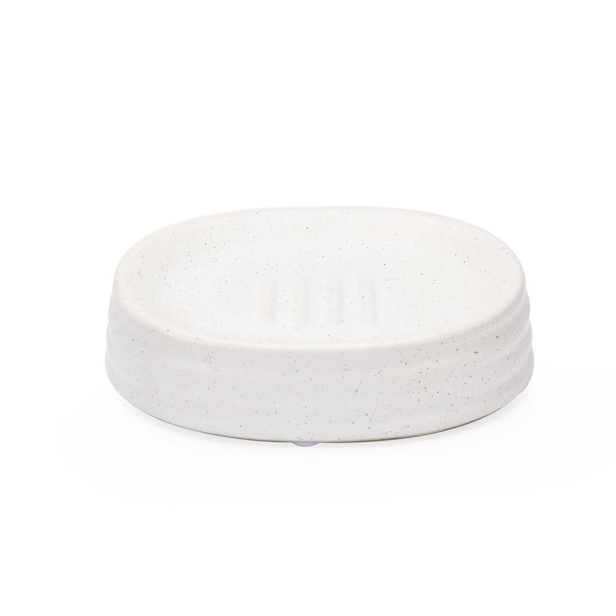 Fluted Stoneware Batch Accessories Set of 3- White