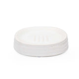 Fluted Stoneware Batch Accessories Set of 3- White