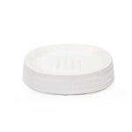 Fluted Stoneware Batch Accessories Set of 3- White