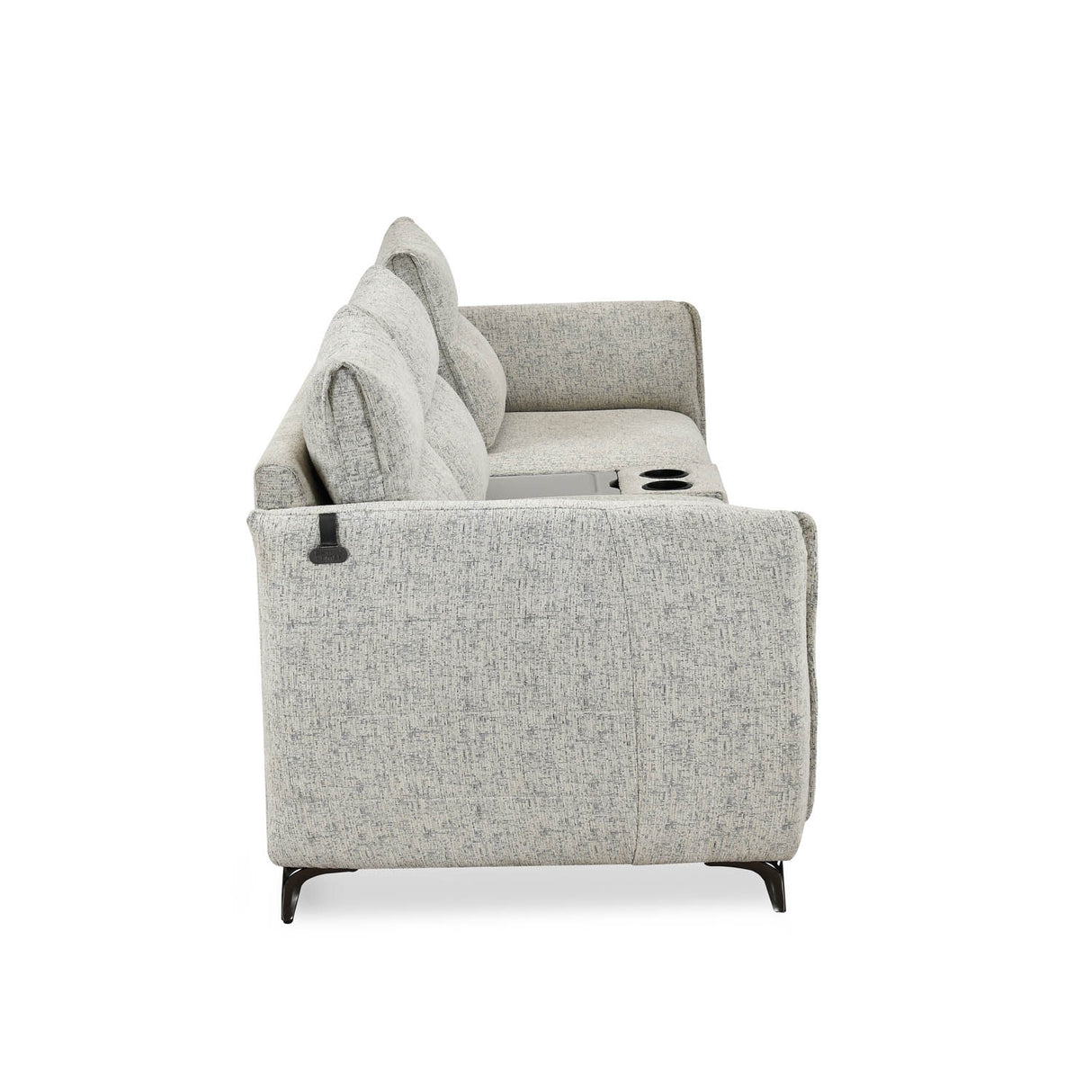 Infinia 2+1 Seater Fabric Sofa Set with Triangle Console- Off White