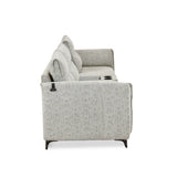 Infinia 2+1 Seater Fabric Sofa Set with Triangle Console- Off White