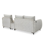 Infinia 2+1 Seater Fabric Sofa Set with Rectangle Console- Off White