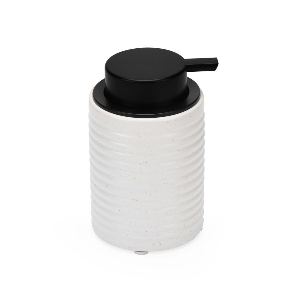 Fluted Stoneware Batch Accessories Set of 3- White