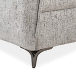 Infinia 2+1+1 Seater Fabric Sofa Set with Right Corner Sofa and Rectangle Console- Off White