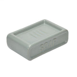 Square Stoneware Bath Accessories Set of 3- Green