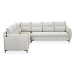Infinia 3+2+1 Seater Fabric Sofa Set with Right Corner Sofa- Off White