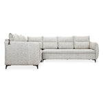 Infinia 3+2+1 Seater Fabric Sofa Set with Right Corner Sofa- Off White
