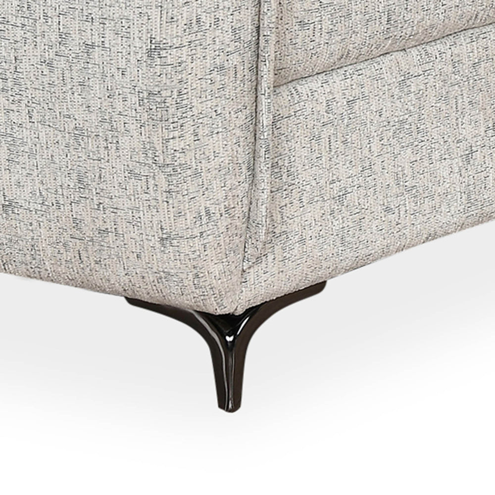 Infinia 3+2+1 Seater Fabric Sofa Set with Left Corner Sofa- Off White