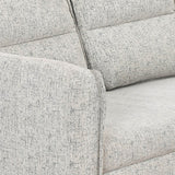 Infinia 3+2+1 Seater Fabric Sofa Set with Right Corner Sofa- Off White