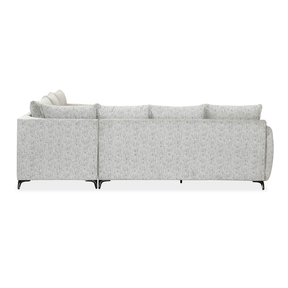 Infinia 3+2+1 Seater Fabric Sofa Set with Left Corner Sofa- Off White