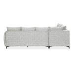 Infinia 3+2+1 Seater Fabric Sofa Set with Right Corner Sofa- Off White