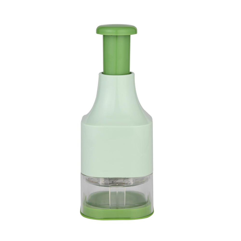 Baker's Secret Manual Push Food Chopper- Green