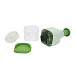 Baker's Secret Manual Push Food Chopper- Green
