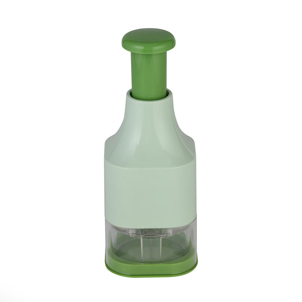 Baker's Secret Manual Push Food Chopper- Green