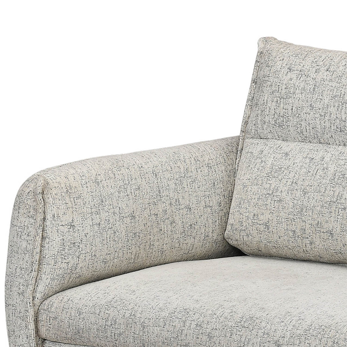 Infinia 3+1 Seater Fabric Sofa Set with Triangle Console- Off White