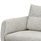 Infinia 3+1 Seater Fabric Sofa Set with Triangle Console- Off White