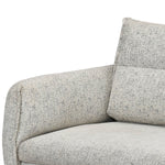 Infinia 3+1 Seater Fabric Sofa Set with Triangle Console- Off White