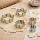 Baker's Secret Stainless Steel Cookie Cutter Set of 5- Silver