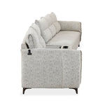 Infinia 2+3 Seater Fabric Sofa Set with Triangle Console- Off White