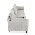 Infinia 1+3 Seater Fabric Sofa Set with Rectangle Console- Off White