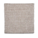 Abstract Embroidered Cotton & Polyester 16" x 16" Cushion Cover- Beige