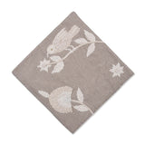 Embroidered Chambray Trivet- Beige