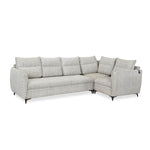 Infinia 3+1+1 Seater Fabric Sofa Set with Left Corner Sofa- Off White