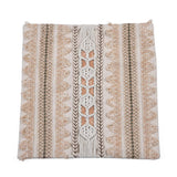 Embroidered Cotton & Polyester 16" x 16" Cushion Cover- Multicolor