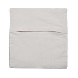 Floral Embroidered Cotton & Polyester 16" x 16" Cushion Cover- Beige