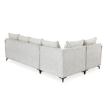 Infinia 3+1+1 Seater Fabric Sofa Set with Right Corner Sofa- Off White