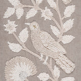Decorative Embroidered Table Runner- Beige, 180 x 33 cm