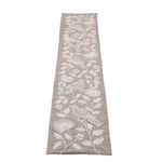 Decorative Embroidered Table Runner- Beige, 180 x 33 cm