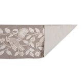 Decorative Embroidered Table Runner- Beige, 180 x 33 cm
