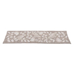 Decorative Embroidered Table Runner- Beige, 120 x 33 cm