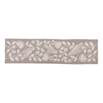 Decorative Embroidered Table Runner- Beige, 120 x 33 cm