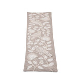 Decorative Embroidered Table Runner- Beige, 120 x 33 cm