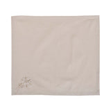 Embroidered Cotton & Polyester Napkin Set of 4- Beige