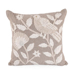 Bird Embroidered Cotton & Polyester 16