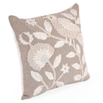 Bird Embroidered Cotton & Polyester 16